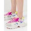 Dámske viacfarebné tenisky z textilu, štýl sport a casual, kód 23055