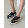 Dámske čierne športové tenisky z textilu, kód C-423