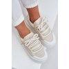 Dámské Tenisky S Tlustými Šňůrkami Na Platformě Béžové Laloma (Veľkosť 39)