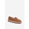 Dámske hnedé espadrilky z EKO semišu LT33-01 CAMEL