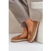 Dámske hnedé espadrilky z EKO semišu LT33-01 CAMEL