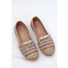 Elegantní kožené espadrilky s pletením multikolor zazoo 10178 / 10178 PLEC.MULTI+KRY+ZŁ (Veľkosť 36)