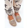 Elegantní kožené espadrilky s pletením multikolor zazoo 10178 / 10178 PLEC.MULTI+KRY+ZŁ (Veľkosť 36)