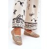 Elegantní kožené espadrilky s pletením multikolor zazoo 10178 / 10178 PLEC.MULTI+KRY+ZŁ (Veľkosť 36)
