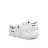 Biele pánske tenisky z ekokože, kód KK174008 BIAŁE