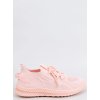 Ružové dámske textilné tenisky na bežné nosenie SJ2152