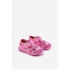 Papuče milami Detské na suchý zips ružové reathiana / 118/10 PINK (Veľkosť 21)