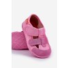 Papuče milami Detské na suchý zips ružové reathiana / 118/10 PINK (Veľkosť 21)