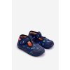 Detské papuče milami elastické na suchý zips granátové ambette / 226/BR-2 BLUE (Veľkosť 21)