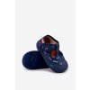 Detské papuče milami elastické na suchý zips granátové ambette / 226/BR-2 BLUE (Veľkosť 21)