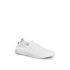 Dámske biele slip-on tenisky z textilu FF274A608 WHITE