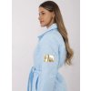 Dámsky kabát farba svetlo-modrá kód MI-PL-88311.59P : na temu obdobie Jeseň / zima
