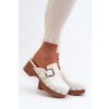 Dámské žabky s přezkou bílé Seprilla (Veľkosť 38)