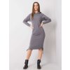 Dámske tmavo-sive šaty športove kód produktu RV-SK-6163.02X