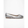 Dámske strieborné mokasíny z ekologickej kože, Y23-39