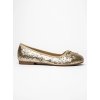 Dámske zlaté mokasíny z ekologickej kože, štýlové Y23-39