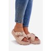 Sandály na platformě s přezkou béžové Honavia (Veľkosť 36)