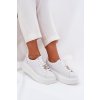 Dámské Kožené Sportovní Boty Na Platformě S Připínákem Vinceza 39922 Bílé (Veľkosť 39)