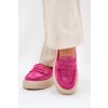 Dámské Mokasíny Z Semiše Na Platformě Vinceza 79535 Fuchsie (Veľkosť 36)