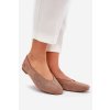 Klasické Baletky Z z eko semišue Khaki Osallin (Veľkosť 36)
