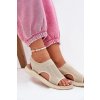 Dámske športové sandále Cesys, béžové, textilné, kód A1025 D.BEIGE