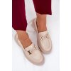 Dámske mokasíny z eko kože Beige Lomnela (Veľkosť 38)