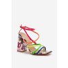 Módní sandály na vysokém podpatku Vícebarevné Josette (Veľkosť 39)