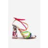 Módní sandály na vysokém podpatku Vícebarevné Josette (Veľkosť 39)