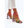 Módní sandály na vysokém podpatku Vícebarevné Josette (Veľkosť 39)