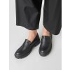 Dámske čierne mokasíny z eko kože, casual štýl – MP405
