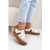 Dámské Sneakersy Na Platformě Leopardí Béžové Lincidi (Veľkosť 37)