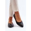 Dámské černé baleríny z ekokože Tindomiel (Veľkosť 37)