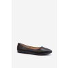 Dámské černé baleríny z ekokože Tindomiel (Veľkosť 37)