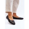 Dámské černé baleríny z ekokože Tindomiel (Veľkosť 37)