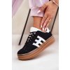 Dámske tenisky na platforme čierne syliyana / 25SP26-9089 BLACK (Veľkosť 36)