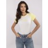 Dámske s podtlačou farba bielo-žltá kód NM-TS-V7939.50