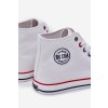 Pánské z textiluní tenisky big star nn174305 hi-poly system biele / (Veľkosť 40)