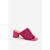 Dámské Sandály Na Podpatku Typu Sloupek Fuchsie Wenilan (Veľkosť 37)