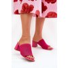 Dámské Sandály Na Podpatku Typu Sloupek Fuchsie Wenilan (Veľkosť 37)