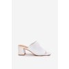 Dámské Sandály Na Podpatku Typu Sloupek Bílé Wenilan (Veľkosť 39)