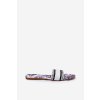 Vzory Ploché Dámské papuče Bílé Leysi (Veľkosť 36)