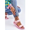 Dámske športové Sandále big star ll274729 ružové / LL274729 RÓŻ (Veľkosť 36)