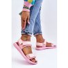 Dámske športové Sandále big star ll274729 ružové / LL274729 RÓŻ (Veľkosť 36)