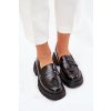 Lakované Dámské Mokasíny Černé Elearionna (Veľkosť 36)