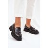 Lakované Dámské Mokasíny Černé Elearionna (Veľkosť 36)
