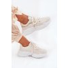 Tenisky Dámské Sportovní Boty Na Silné Podešvi Béžové Lerila (Veľkosť 40)