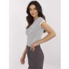 Dámska blúzka na bežný deň okrová NM-BZ-R61850.34