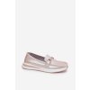 Dámske kožené mokasíny s.barski gr51-598 perlove růžová / GR51-598 PRL PINK (Veľkosť 36)