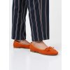 Dámske oranžové lodičky z eko semišu na vsúvanie, kód produktu 8969O