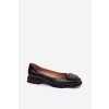 Kožené baletky s ozdobou d&a mk51-059 čierne / MK51-059 BLACK (Veľkosť 36)